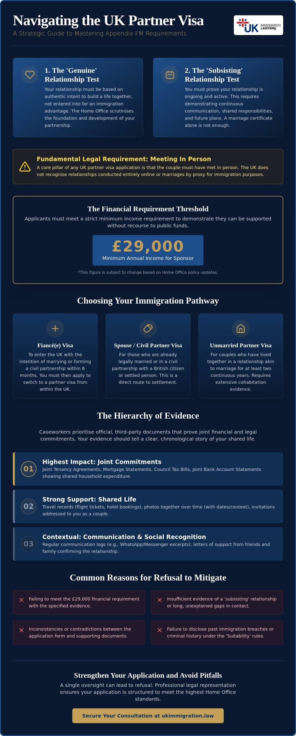 Strategic Steps for a Partner Visa UK Application: A 2026 Legal Guide